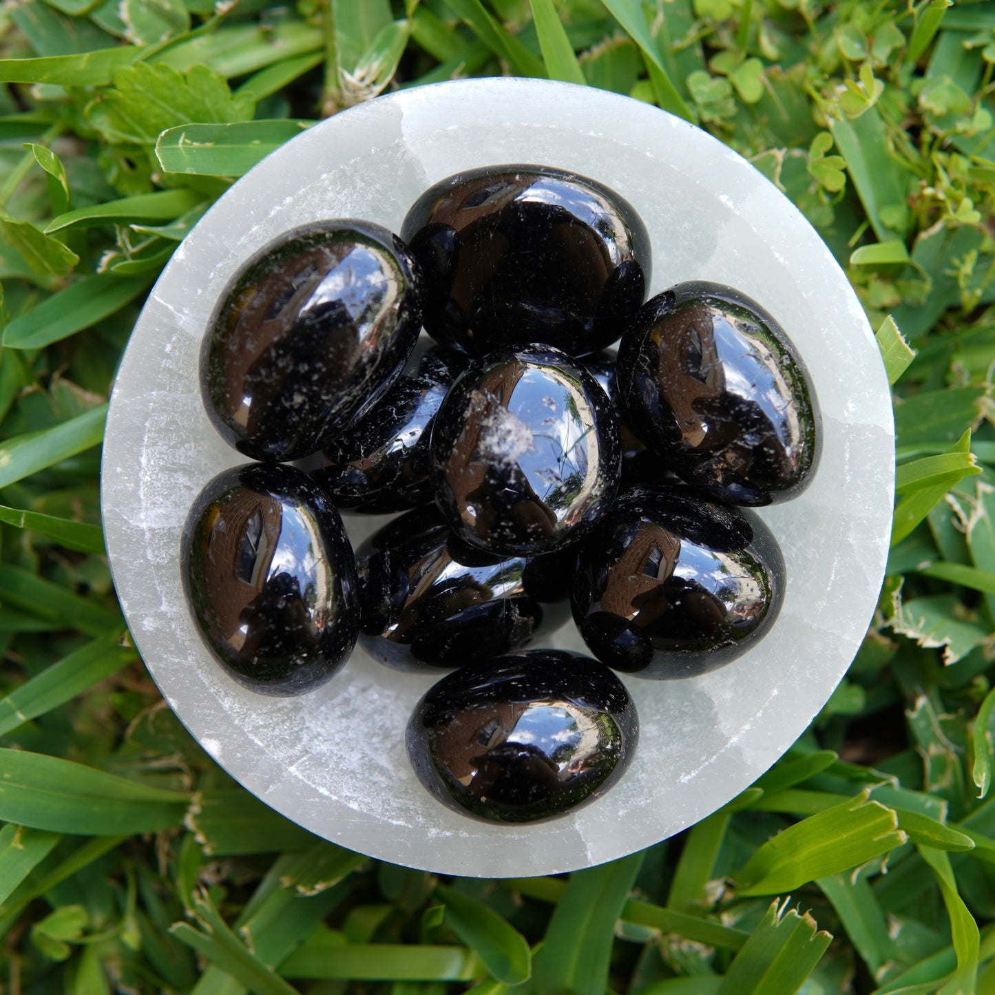 Black Tourmaline Tumble Crystal