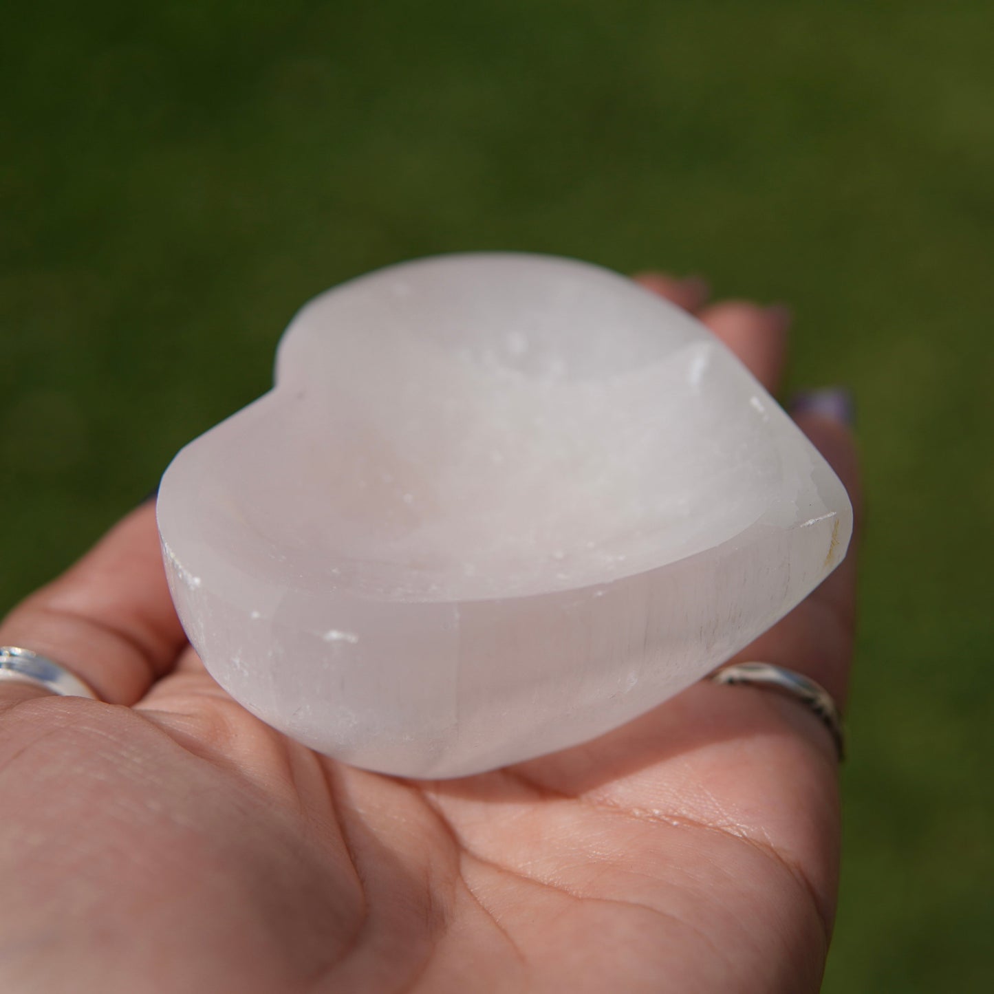 Heart Selenite Bowl