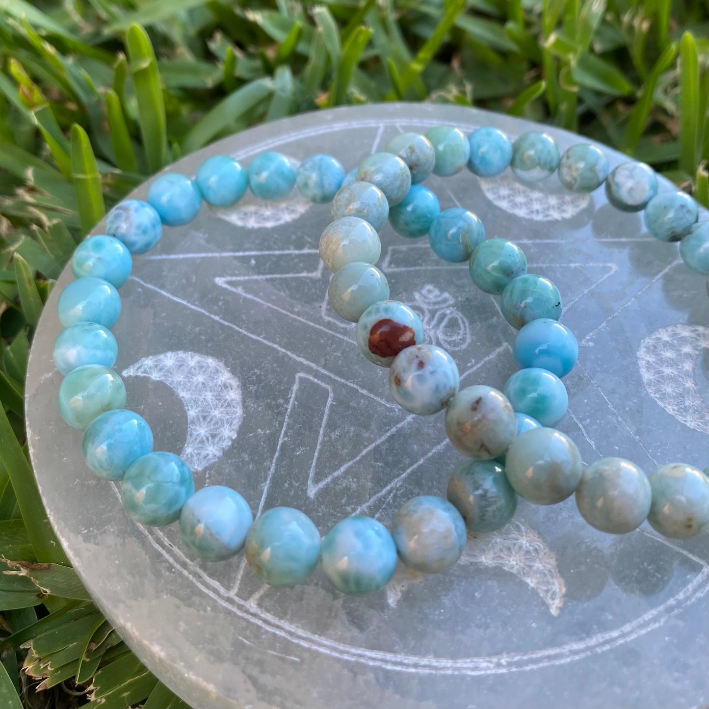 Larimar (Dominican) Gemstone Bracelet