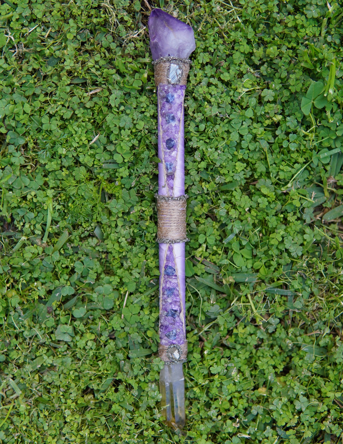 Handmade Healing Crystal Wand - Large