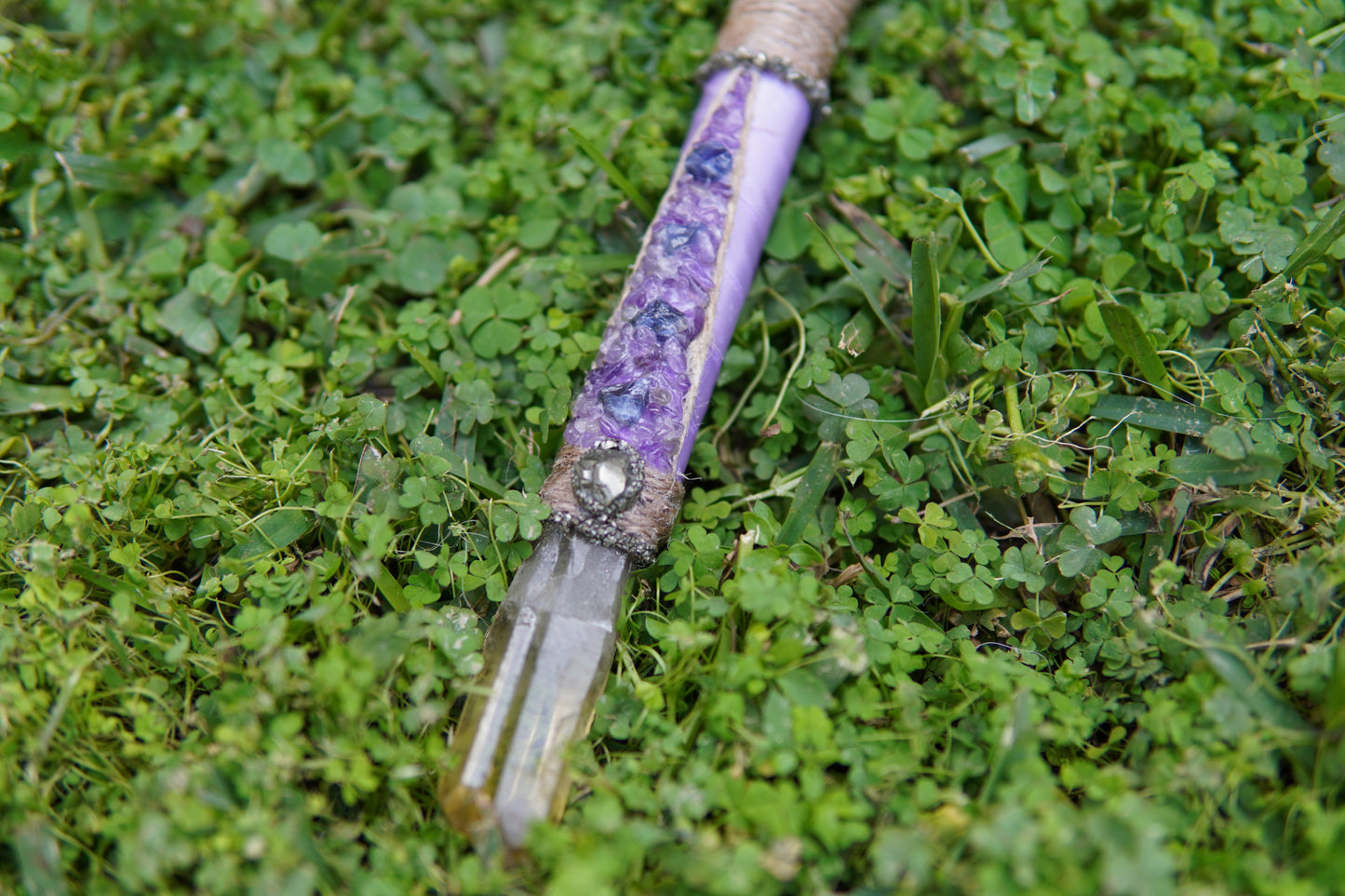 Handmade Healing Crystal Wand - Large