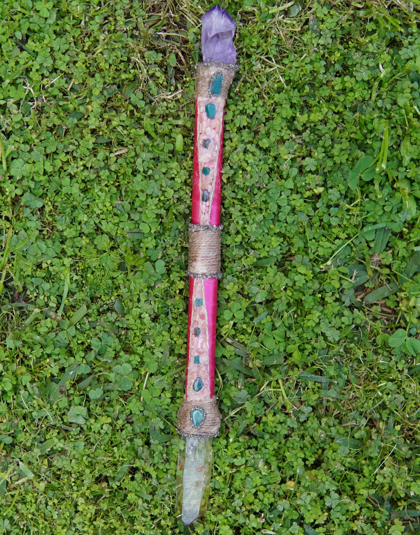 Handmade Healing Crystal Wand - Large