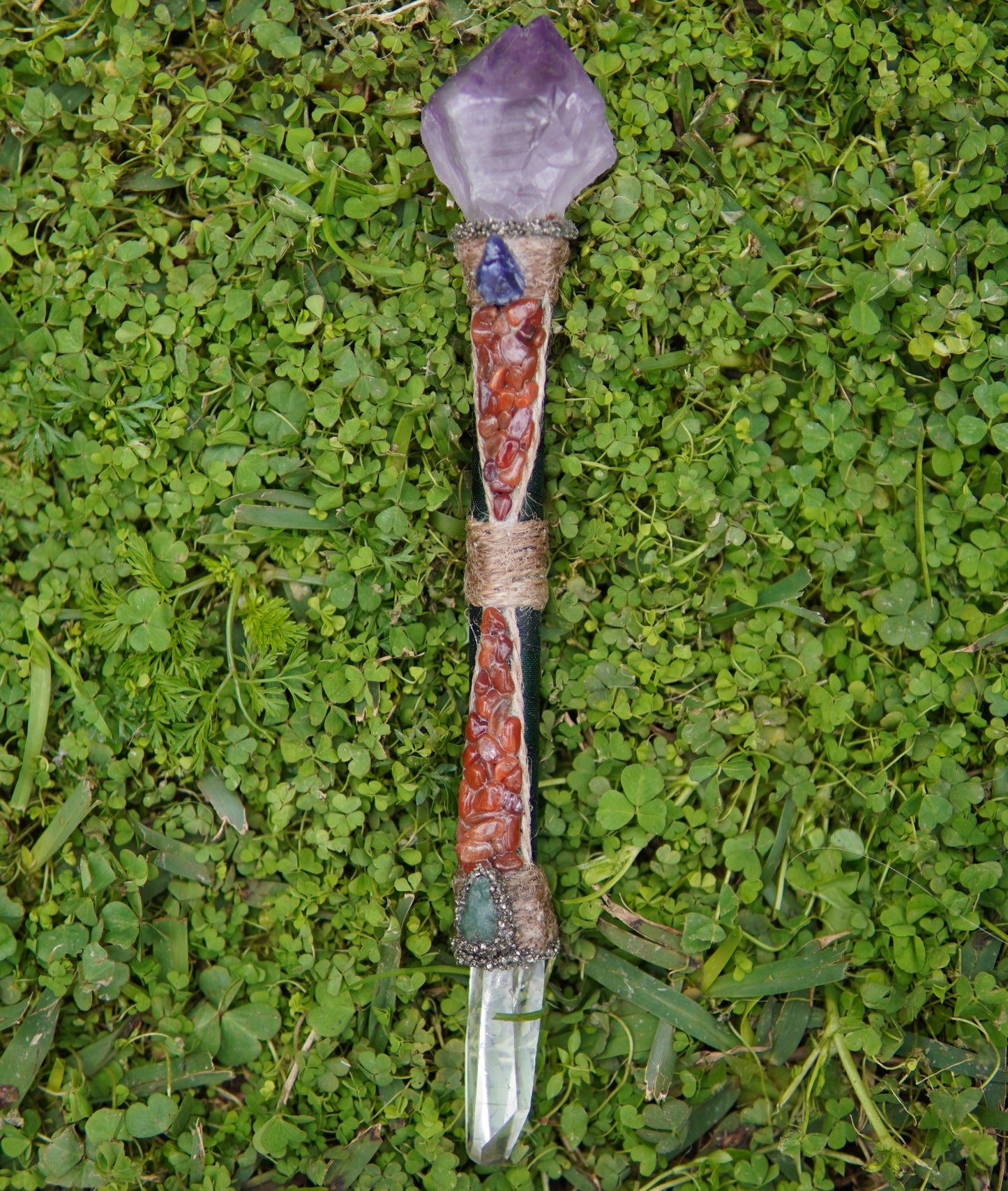 Handmade Healing Crystal Wand - Small (Slim)