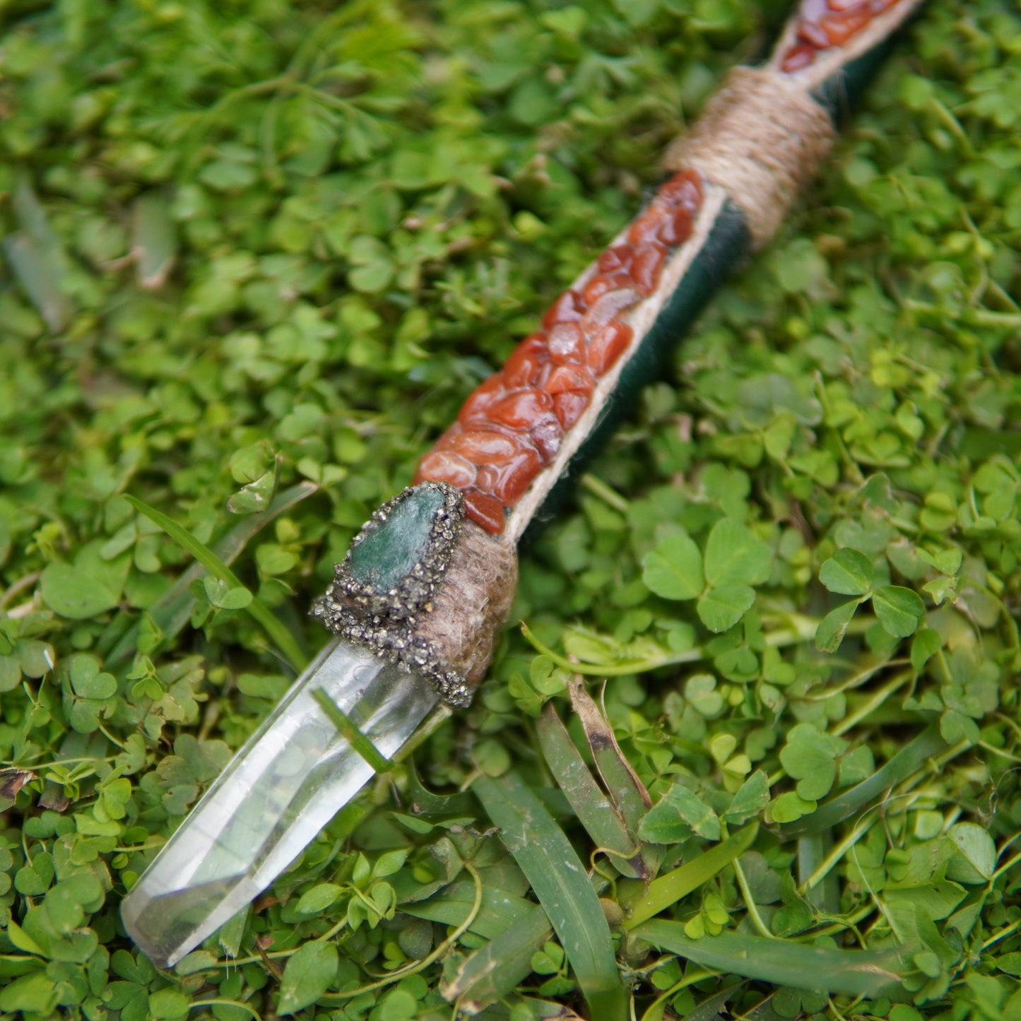 Handmade Healing Crystal Wand - Small (Slim)