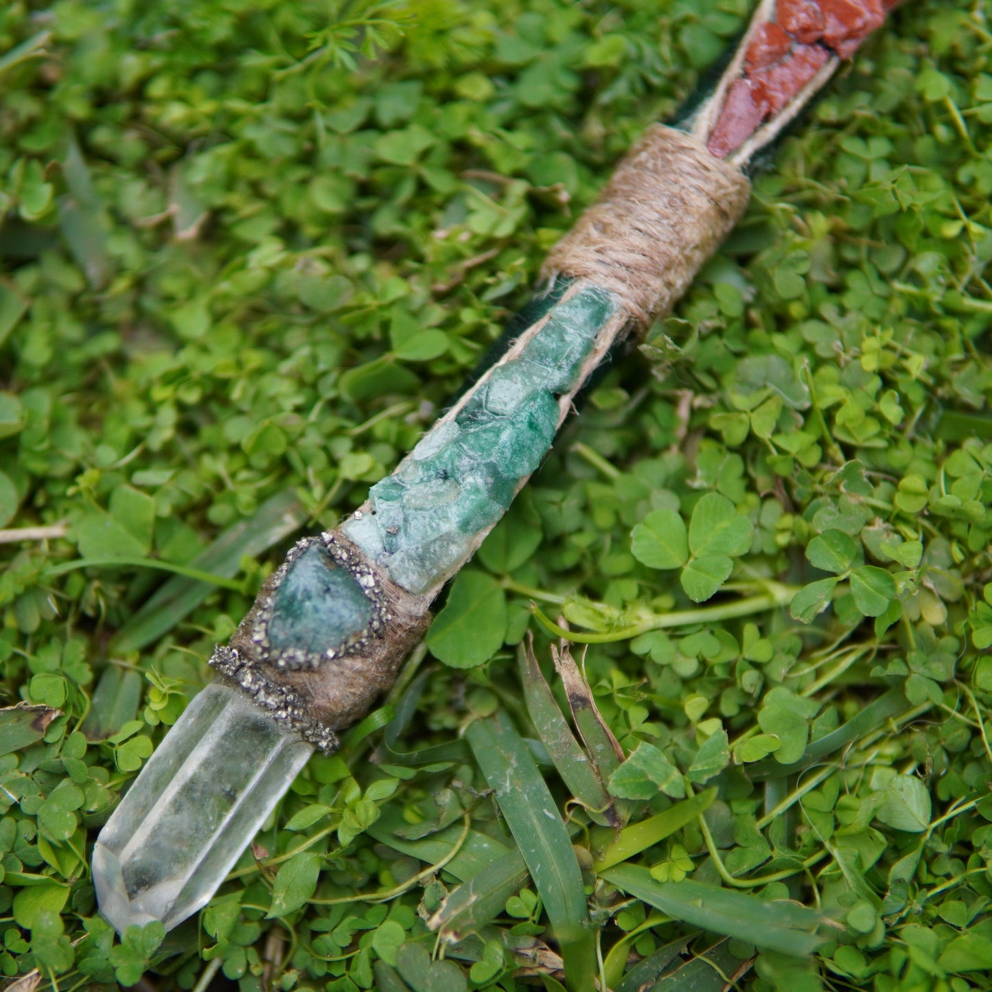 Handmade Healing Crystal Wand - Small (Slim)