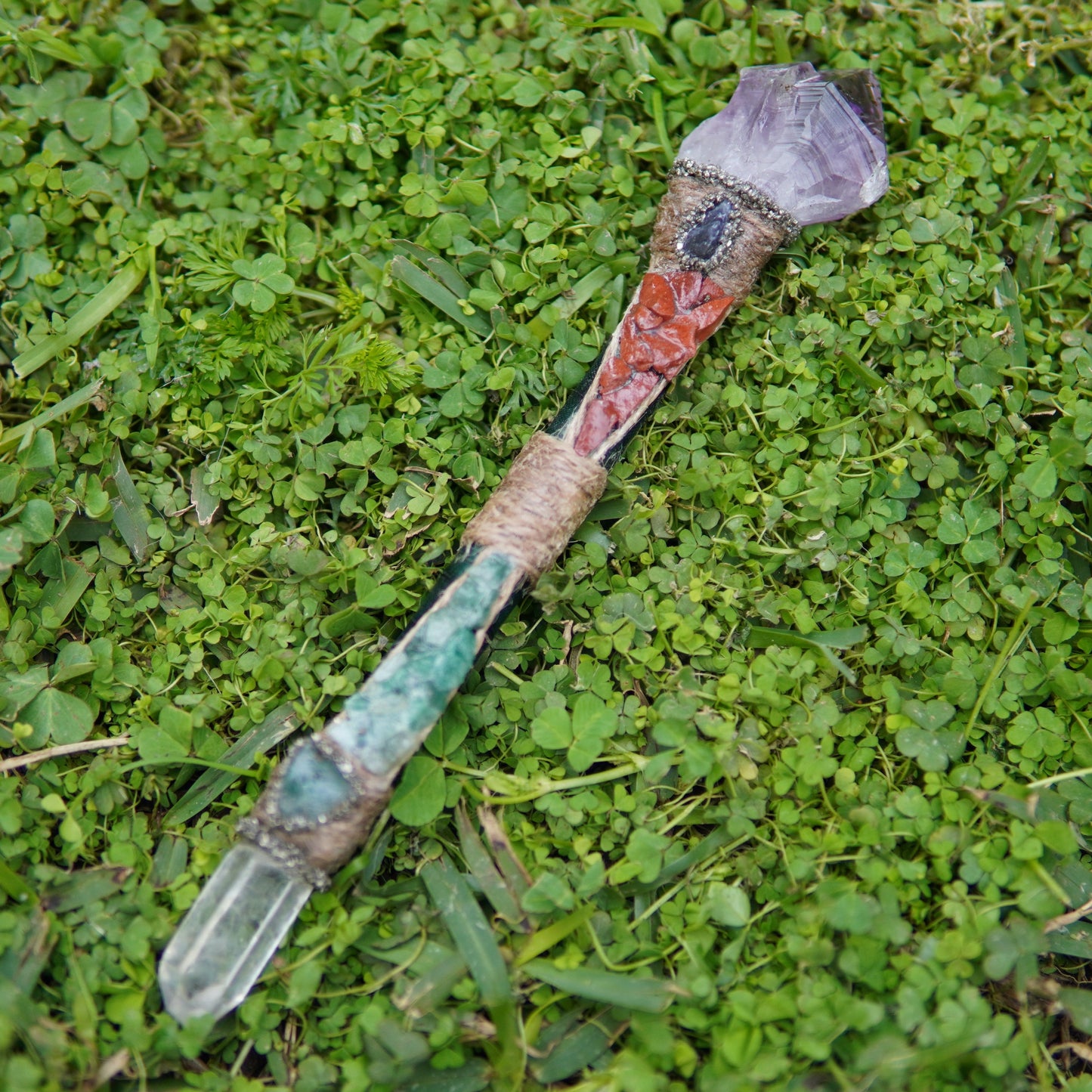 Handmade Healing Crystal Wand - Small (Slim)