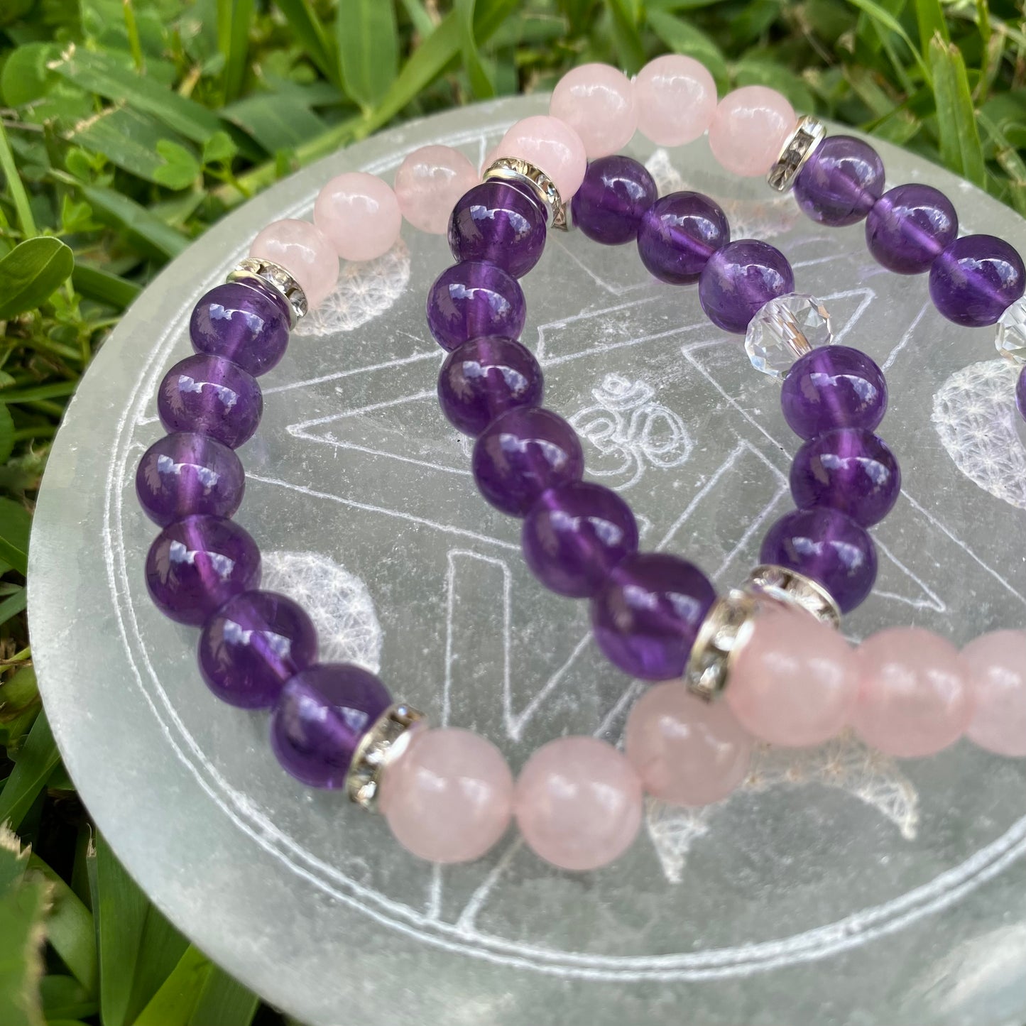 Love & Peace Intention Gemstone Bracelet