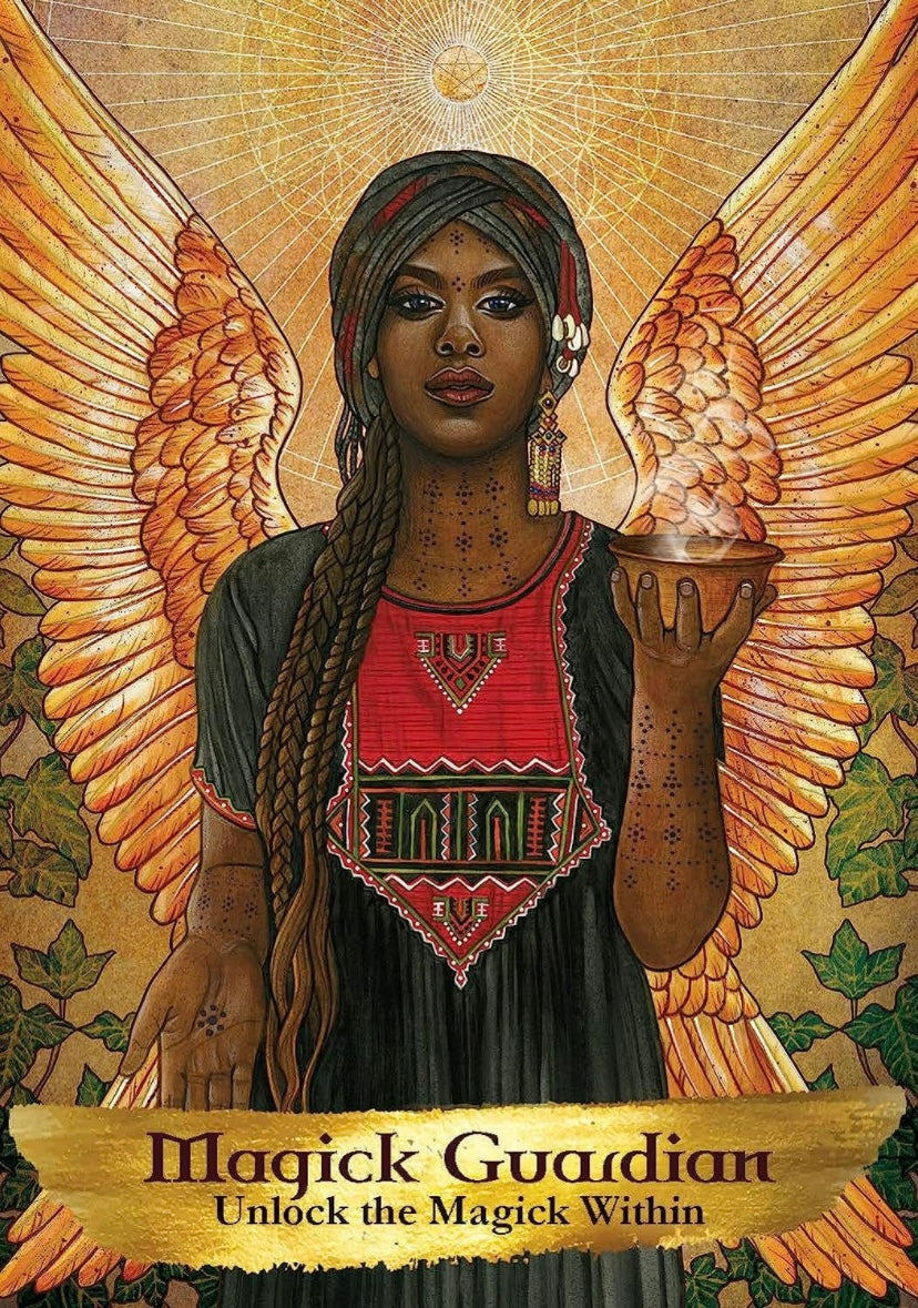 Angels and Ancestors Oracle Cards: A 55-Card Deck and Guidebook