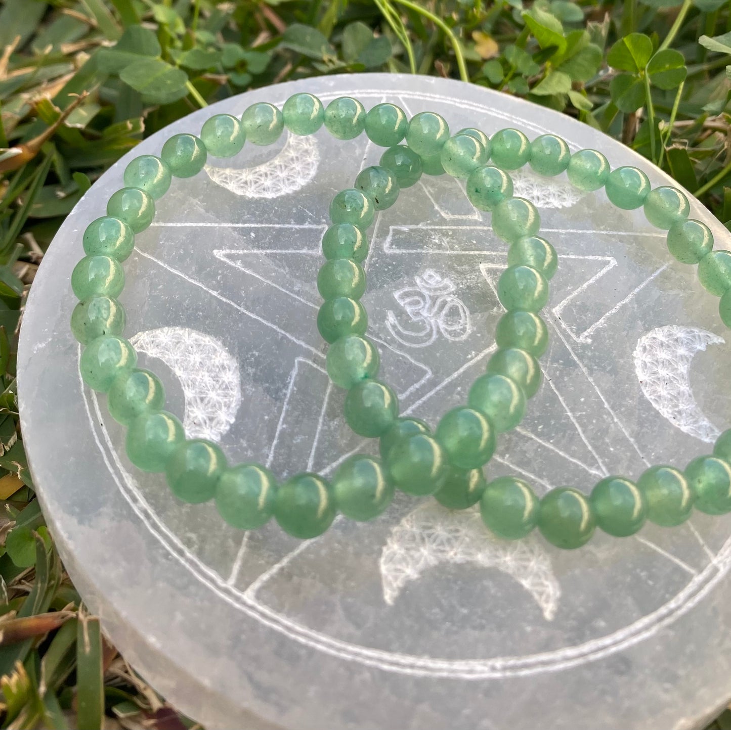 Green Aventurine (A Grade) Gemstone Bracelet