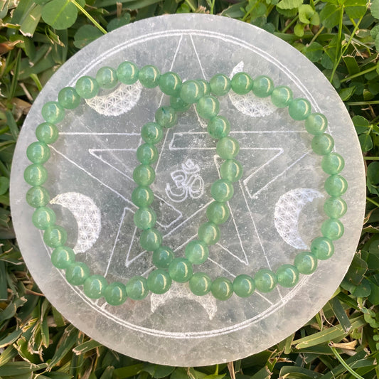 Green Aventurine (A Grade) Gemstone Bracelet