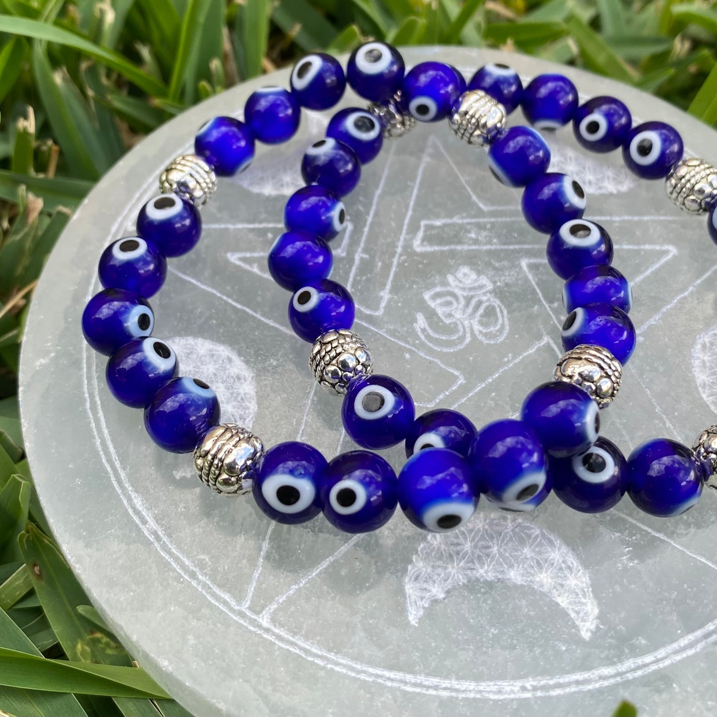 Evil Eye Lampwork Bracelet