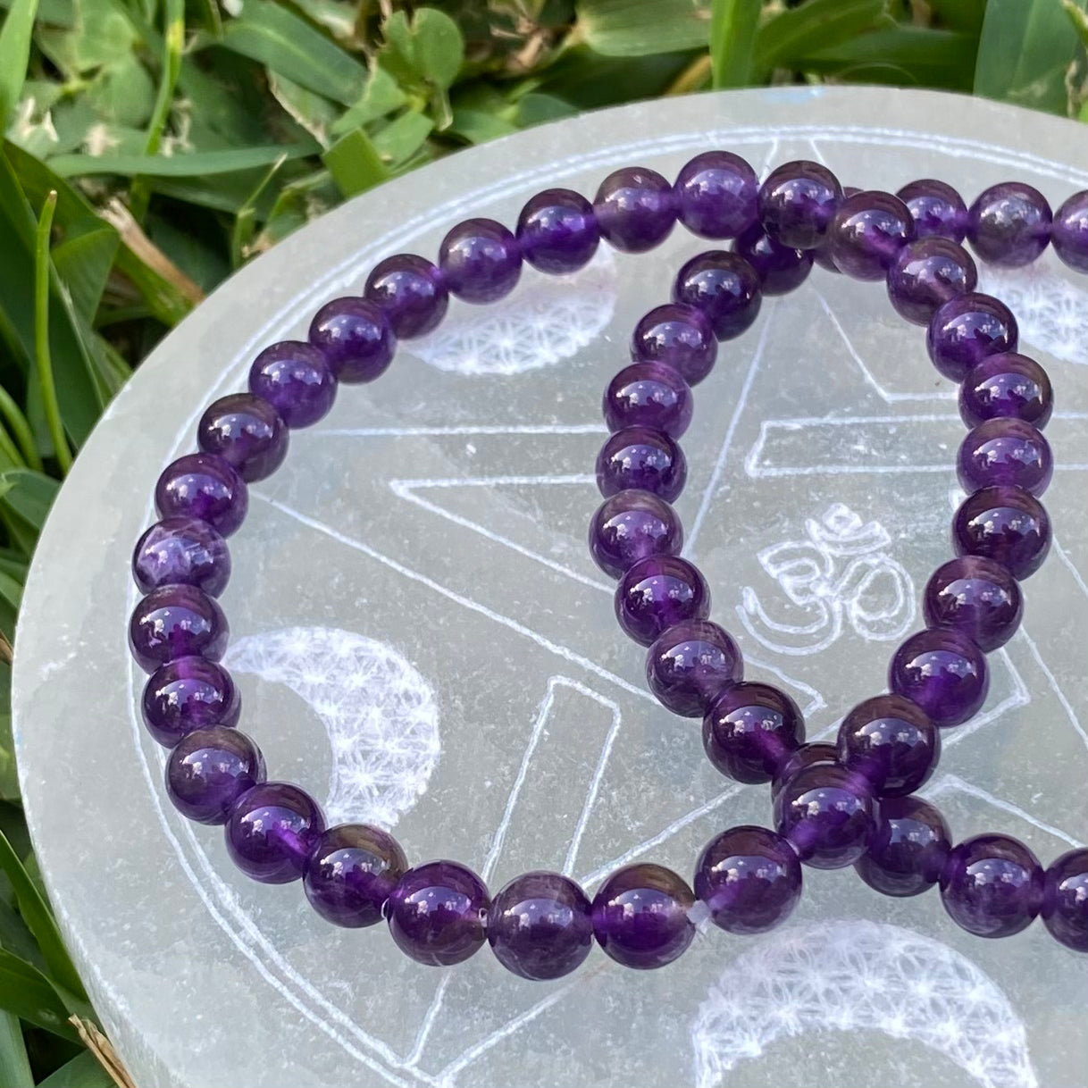 Amethyst (AA Grade) Gemstone Bracelet