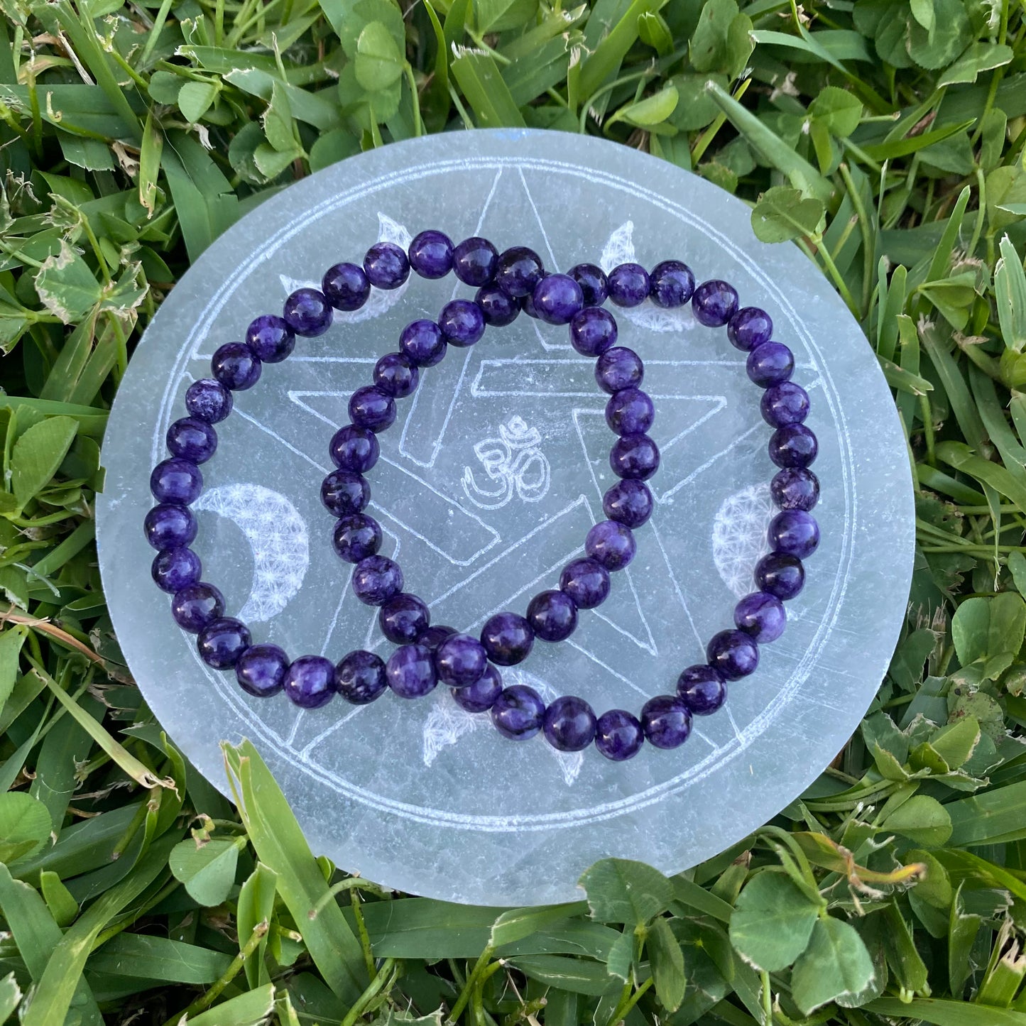 Charoite Gemstone Bracelet