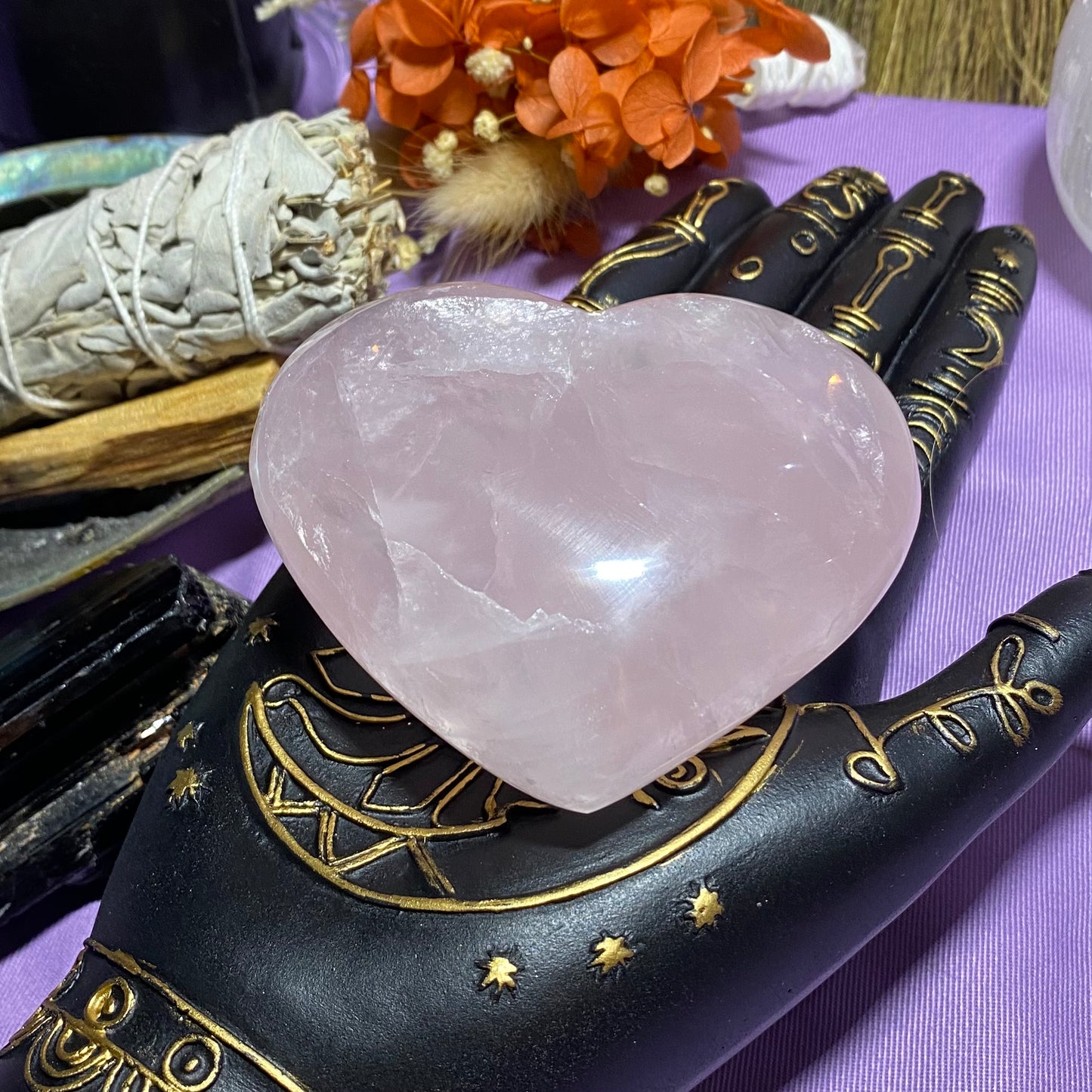 Rose Quartz Hearts