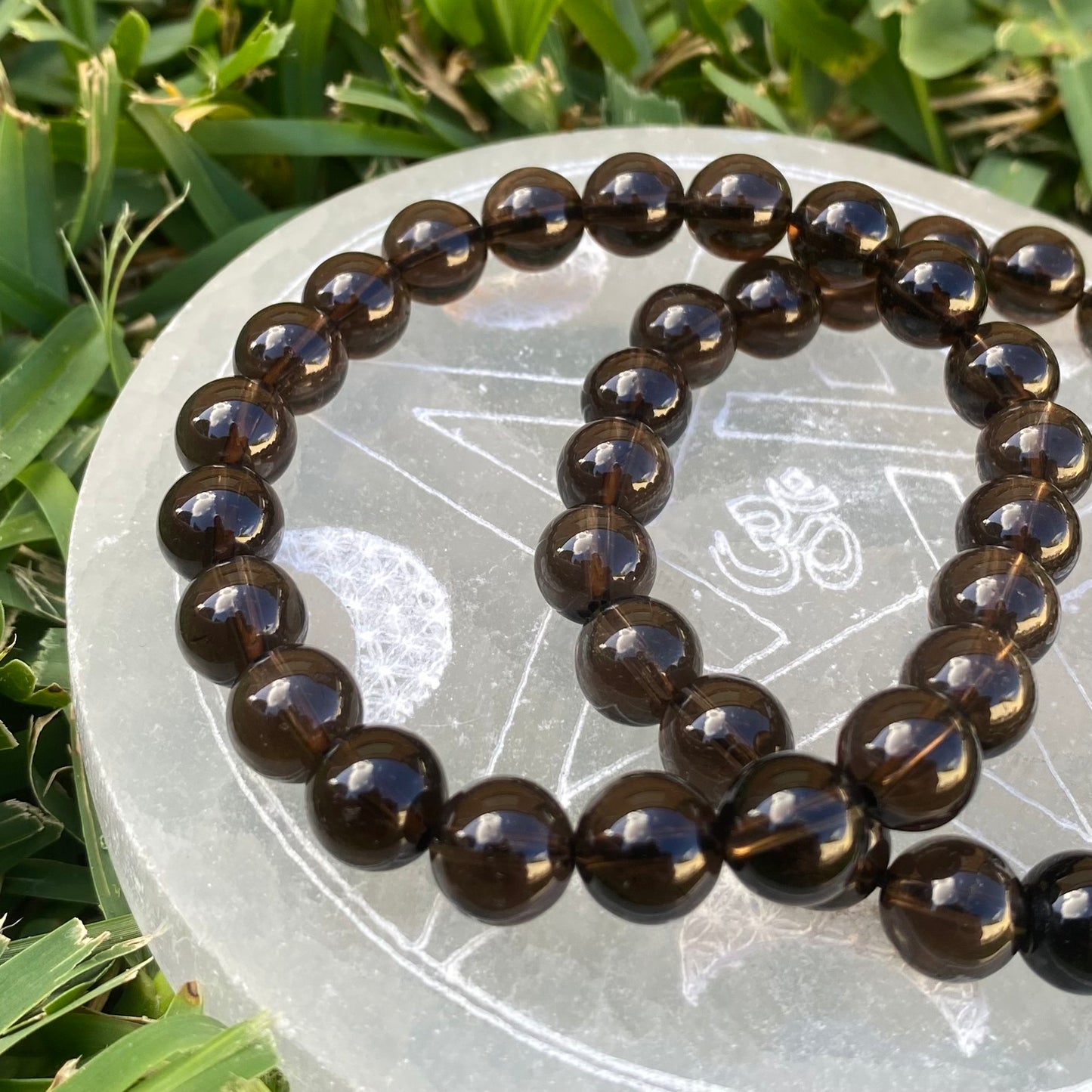 Smoky Quartz (A Grade) Gemstone Bracelet