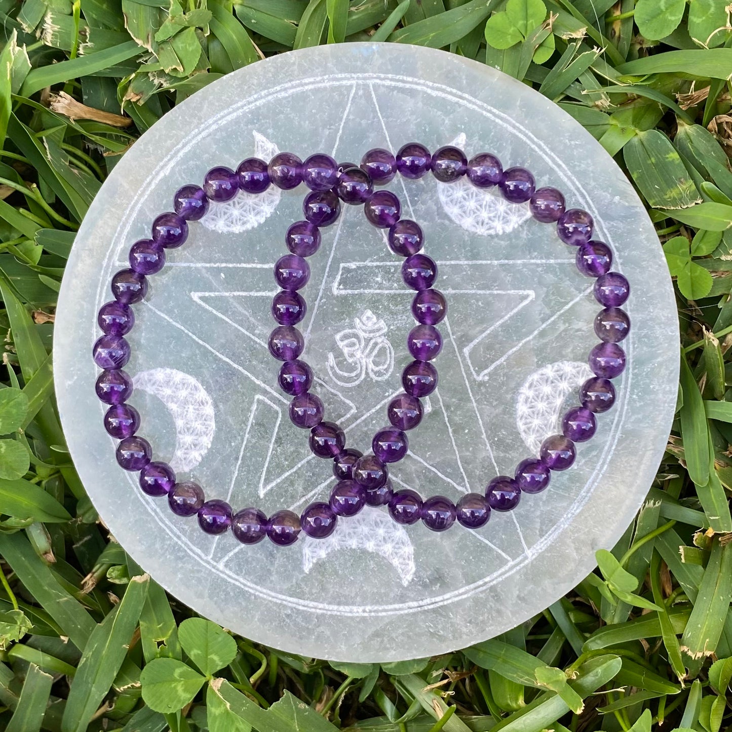 Amethyst (AA Grade) Gemstone Bracelet