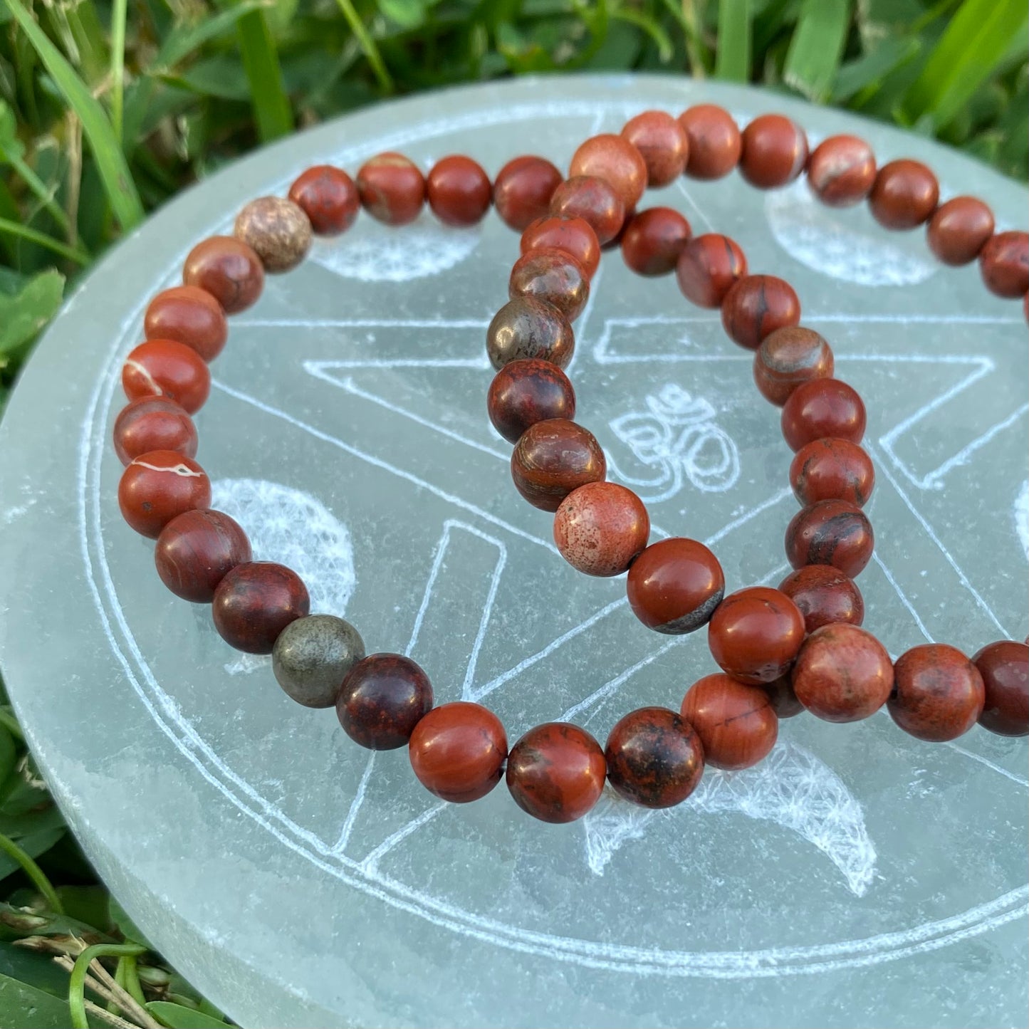 Poppy Jasper Gemstone Bracelet