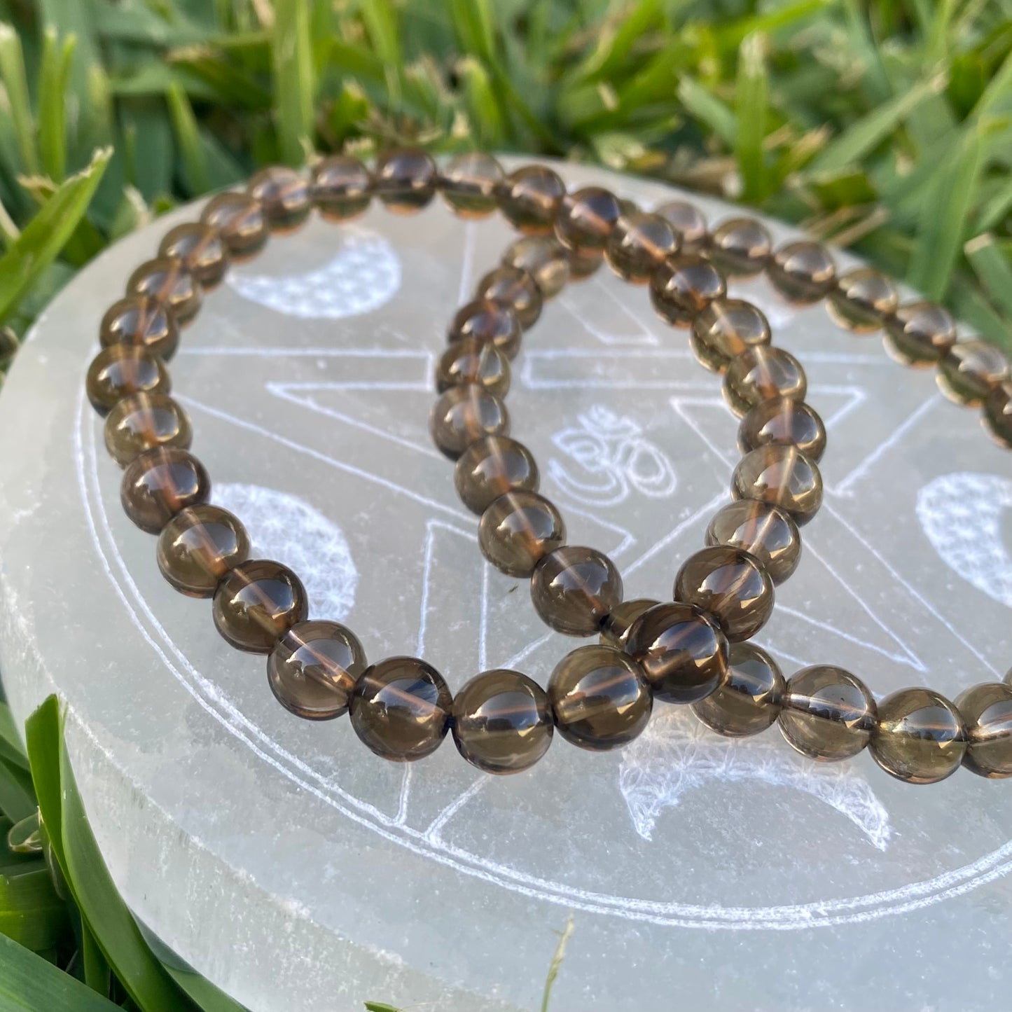 Smoky Quartz (A Grade) Gemstone Bracelet